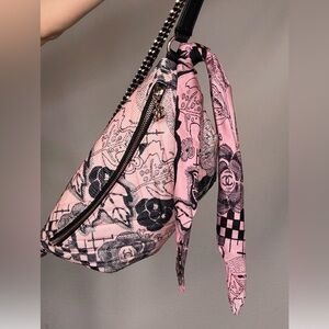 *Rare* CHANEL Pink and Black Bum Bag